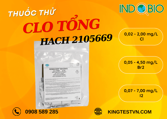 Thuốc thử Clo tổng Hach 2105669
